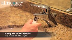rinse ace 3 way pet faucet sprayer