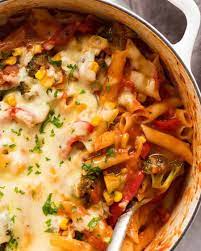 Vegetable Pasta One Pot Recipe Recipetin Eats Vegetable Pasta Recipes Pasta Recipes