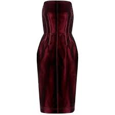 Tom Ford Velvet Strapless Dress 1 840 Liked On Polyvore Featuring Dresses Tom Ford Red Red Velvet Dresses Red Dress Red Velvet Dress Red Cocktail Dress