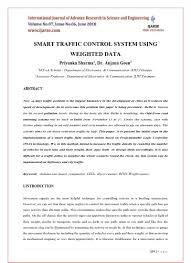 As traffic congestion is influenced by urban form and its impact on demand for travel, statewide strategic land use planning has a critical role in although there is traffic congestion in most major cities of the world, there is no standard definition of it. Top Pdf Smart Traffic Control System Using Weighted Data 1library
