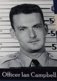 In memory of Ian Campbell, LAPD, EOW 09 March 1963. A piper, he served as a  Marine during the Korean War and brought his pipes with him. He then joined  the police