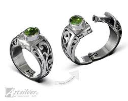 Arthritis Rings Expandable Filigree Ring Hinged Shank Ring Etsy Green Peridot Rings Peridot Ring Green Peridot