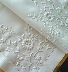 Stunning Victorian Hand Embroidered White Work Large Table Centre Piece Raised Embroidery In 2020 Centre Pieces Table Centerpieces Table Centers