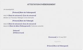 De falsifier une attestation, 3. Attestation D Accueil And D Hebergement What Is The Difference