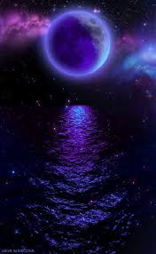 Geyashvecova Art G Shvecova Design Graphics Neon Moon Sea 120418 Neon Moon Galaxy Images Galaxy Art