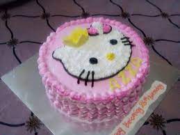 Di deco dengan buttercream, fresh cream dan fondant. Hello Kitty Kek Strawberry Fresh Cream Mysiti Cakes House Facebook
