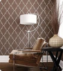 Painted Trellis Wall Centsational Style Decor Home Decor Brown Living Room