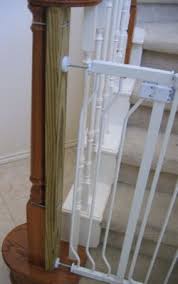 Banister and stair gate with dual installation kit. Baby Gates That Won T Ruin Wood Banister Baby Gate Baby Gates Diy Baby Gate