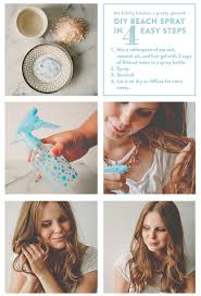 Instead of piling on the chemicals, create this diy spray that moisturizes as it styles. Awesome Diy Sea Salt Hair Spray Recipes For Beach Waves All For Fashion Design