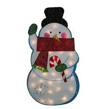 Scroll down to see our absolute favorite offerings. Impact 30 In Christmas Standing Tinsel Snowman Lighted Outdoor Decoration With Clear Lights 31728968 The Home Depot