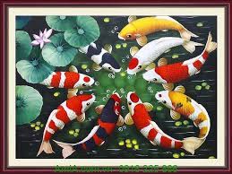 5 xu thế trang trí không gian nội thất với chủ đề tranh cá chép nghệ tranh cá chép hay còn gọi là tranh cửu long quần hội là loại tranh 9 con cá chép đang bơi với những người am hiểu về phong thủy thì tranh cá chép hợp với tuổi ngọ (ngựa) và tuổi tỵ ( rắn ). Ghim Tren Tranh Phong Canh