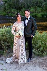 Get Your First Look At Katie Maloney And Tom Schwartz On Their Wedding Day Vanderpump Rules Vanderpump Wedding Dresses