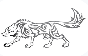 Learn to draw a gray wolf with easy to follow instruction along with images. Black And White Wolf Tattoo Free Image Download