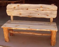 Rustic Wood Bench With Back Made From Aspen Logs Sustainable Furniture Rustic Furniture From Rustic Wood Bench Rustic Wood Furniture Rustic Patio Furniture