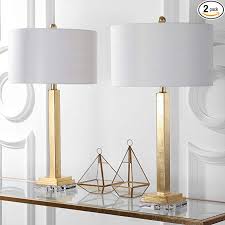 Safavieh Lit4378a Set2 Lighting Collection Perri 30 Crystal Base Gold Table Lamp Amazon Com Gold Table Lamp Table Lamp Lamp