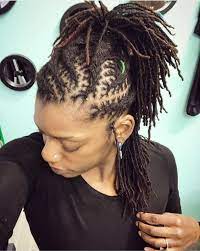 Dreadlocks are not only convenient, but can also stay in great condition for months meaning that you do not need to worry about styling your hair. 10 Latest Natural Dreadlock Styles For Ladies 2021 Sunika Traditional African Clothes