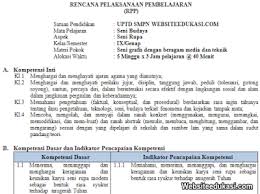 Maybe you would like to learn more about one of these? Rpp Seni Budaya Kelas 9 Smp Mts Semester 2 K13 Revisi 2020 Siswasiana