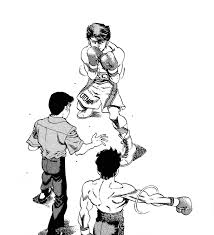 Hajime No Ippo Sendo Takeshi And Alexander Volg Zangief Manga Anime Manga Martial Arts