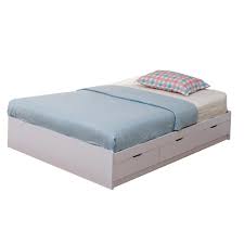 Get the bed frame you need on wayfair today! Benzara Contemporary Style Wooden Frame Full Size Chest Bed With 3 Dra