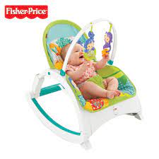 Genuine Fisher Price Brand Dmr87 Baby Chair Rainforest Friends Newborn To Toddler Portable Rocker Multi Color For Christmas Gift Fisher Price Rainforest Baby Rainforestchair Toddler Aliexpress