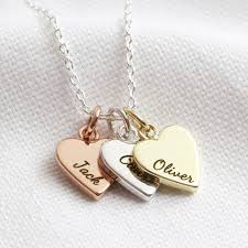 Maybe you would like to learn more about one of these? Personalised Family Names Heart Charm Necklace Lisa Angel