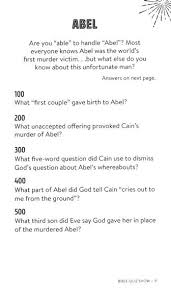 If you are bored or just seeking fun, you should try going through this list of fun trivia questions and answers. Bible Quiz Show An A To Z Trivia Challenge Paul Kent 9781643524665 Christianbook Com