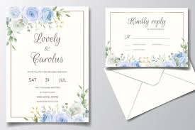 Circular frame set free vector. Beautiful Wedding Invitation Card Graphic By Dinomikael01 Creative Fabrica