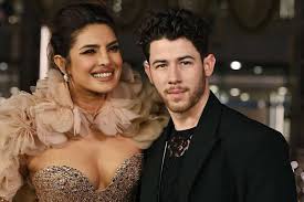 Priyanka Chopra Sparkles in Sheer Gown with Nick Jonas in India