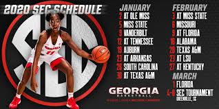 South carolina head women's basketball coach dawn staley announced that eniya russell has signed a national letter of intent to attend the. Sec Announces Georgia S 2020 League Schedule University Of Georgia Athletics