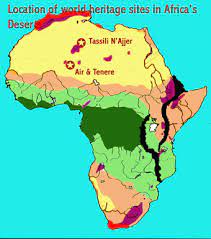 The nile river is the longest river in the world. Deserts African World Heritage Sites