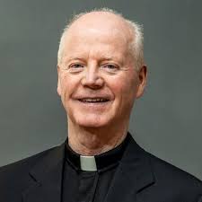 Introducing Fr. Francis Gillespie, SJ While our pastor Fr. Michael Schuetz  is away completing requirements for his Doctorate in Canon Law (JCD), we  will have a priest substituting. Who is he? This