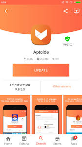 The interface is really intuitive, and is divided into the following tabs: Aptoide Dev 9 19 0 0 20210802 Download Android Apk Aptoide