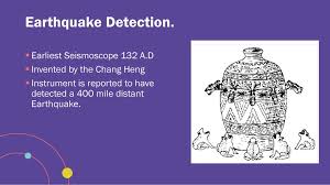 Who invented seismograph for detection of earthquake and measurement of its intensity? Epsc Earthquake Detection Systems Ppt Download