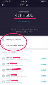 Your Referral Code And Where Your Invites Are How To Get Followers Coding Rideshare Driver