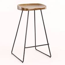 Maybe you would like to learn more about one of these? Tabouret De Bar Hinsk Assise Siege Chaise Haute Design En Metal Noir Et Bois Naturel 41x41x71cm L Heritier Du Temps