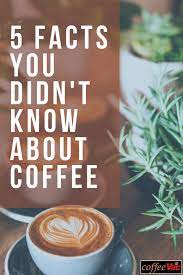 5 Facts You Didn T Know About Coffee Coffee Nutrition Facts Coffee Facts Too Much Coffee