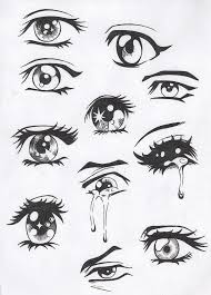 Manga Eyes These Things Are Sooo Hard To Draw Making The Left Look Like The Right With Images Sketches Drawings Easy Anime Eyes