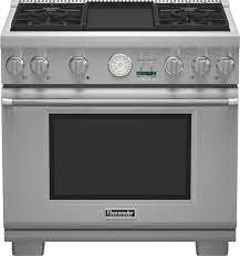 Get the best deal for thermador ranges & stoves from the largest online selection at ebay.com. Thermador Prl364jdg 36 Inch Pro Style Gas Range With 4 Sealed Star Burners 5 7 Cu Ft Convection Oven 22 000 Btu Power Burner Extralow Simmer Burners Electric Griddle Telescopic Racks Self Cleaning Mode And Star K