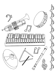 31 Musikinstrumente Zum Ausmalen Besten Bilder Von Ausmalbilder