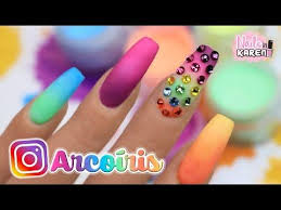 Uñas primavera verano 2019 colores y diseños de moda image size = 740x480 file type = jpg source image @ ellashablan.com download image. Unas Arcoiris Neon Con Degradado Youtube Unas Arcoiris Unas Con Degradado Dar En El Clavo