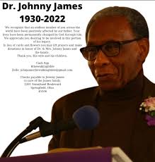 To all family, saints and friends, this is the only official announcement  representing Mother Anna Juanita James and the James family in regards to  donations. We are grateful for your prayers and