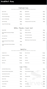 Menu For Chart Room In Crescent City California Usa