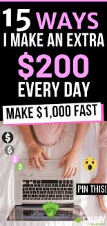 Learning how to make money as a kid is a great skill that can benefit you for the rest of your life. 15 Easy Ways To Make 1 000 Fast In A Week Or Less Without A Job