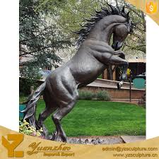 China Large Black Bronze Standing Horse Statue For Sale Photos Pictures Made In China Com Get the best deal for horse racing art sculptures from the largest online selection at ebay.com.