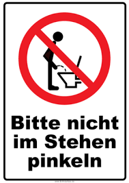 Scopri ricette, idee per la casa, consigli di stile e altre idee da provare. Verbotsschild Nicht Im Stehen Pinkeln Pdf Vorlage Zum Ausdrucken