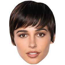 Naomi Scott (Short Hair) Big Head. Larger than life mask.