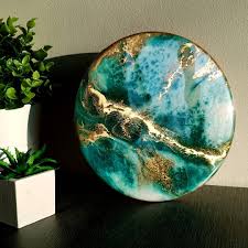 Resin Artist Uk On Instagram There Are Six Artworks Left In My 40 Off Space Making Sale The Sale Is Ending At M Resin Art Painting Resin Wall Art Resin Art