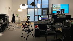 Here, a table and chairs gather on one side of the room, providing a spot for informal meals or games. 30 Real Examples Of Live Stream Setups Used In Churches Right Now Cmg Church Motion Graphics