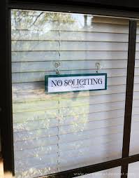 They're small but noticeable and effective. Diy Wood Hanging No Soliciting Signs Free Printables