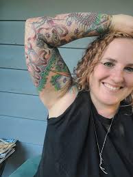 Mi Manga de Gabinete de Curiosidades por Brent Williams, Ghost Town en  Ellicott City, MD : r/tattoo